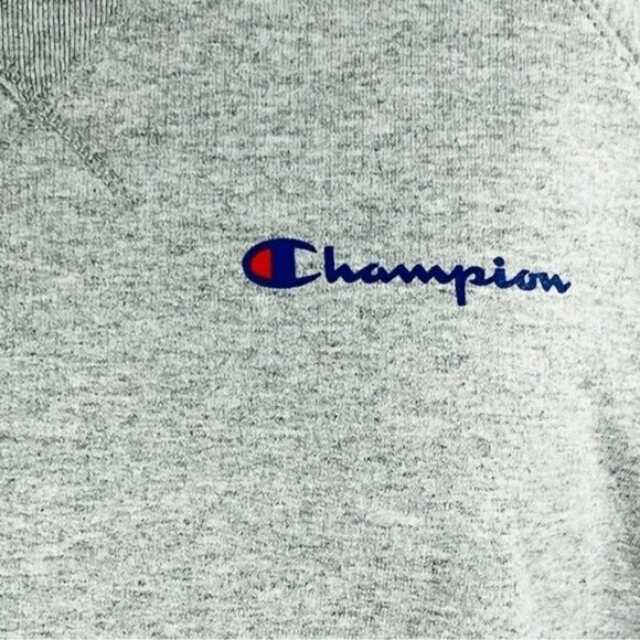 Champion  Powerblend Classic sweatshirt grey crewneck Style GF567 Size M - Picture 5 of 14